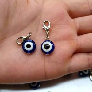 Trendy Evil Eye Accessory Bag Key Charm